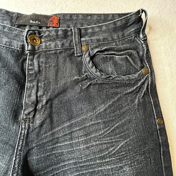 Agile Mens Straight-leg Straight Jeans Pants Gray Blue Size 34 - Picture 6 of 16